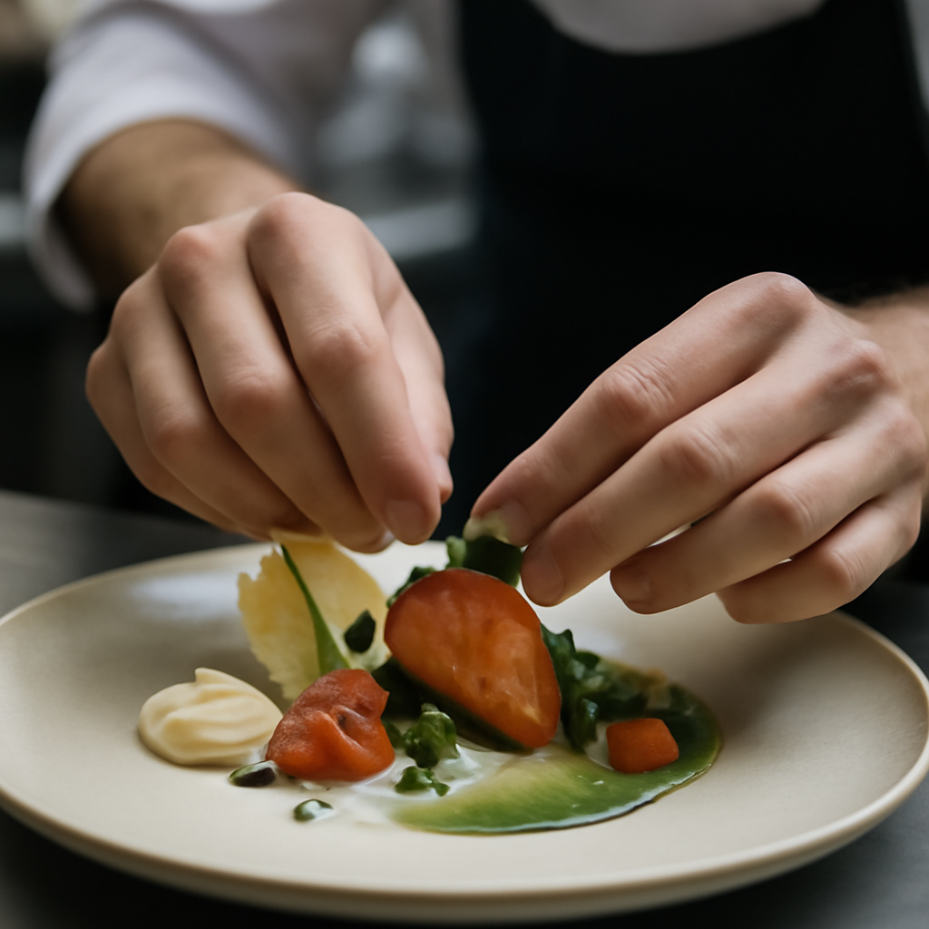 Art du dressage des assiettes