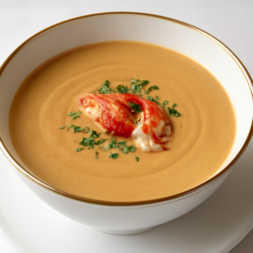 Bisque de homard crémeuse