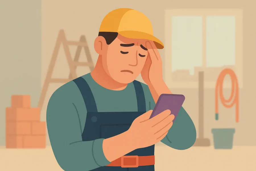Site internet artisan : "je n'ai pas le temps" — le vrai problème